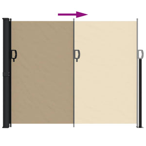 Ausziehbare Seitenmarkise Beige 170x300 cm