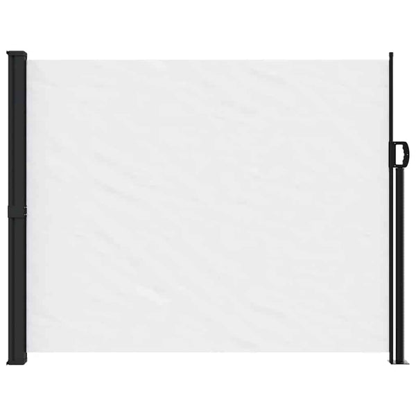 Ausziehbare Seitenmarkise Weiß 170x300 cm