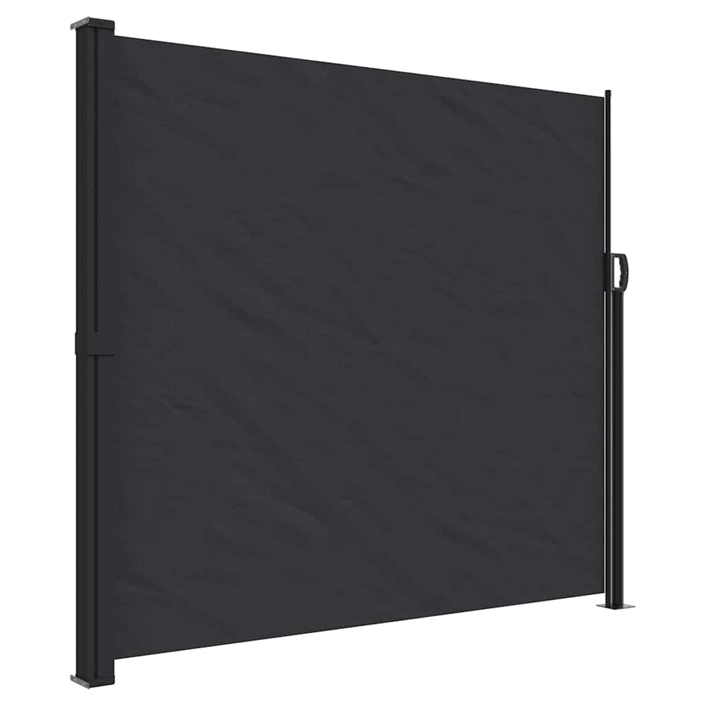 vidaXL Store latéral rétractable noir 180x300 cm