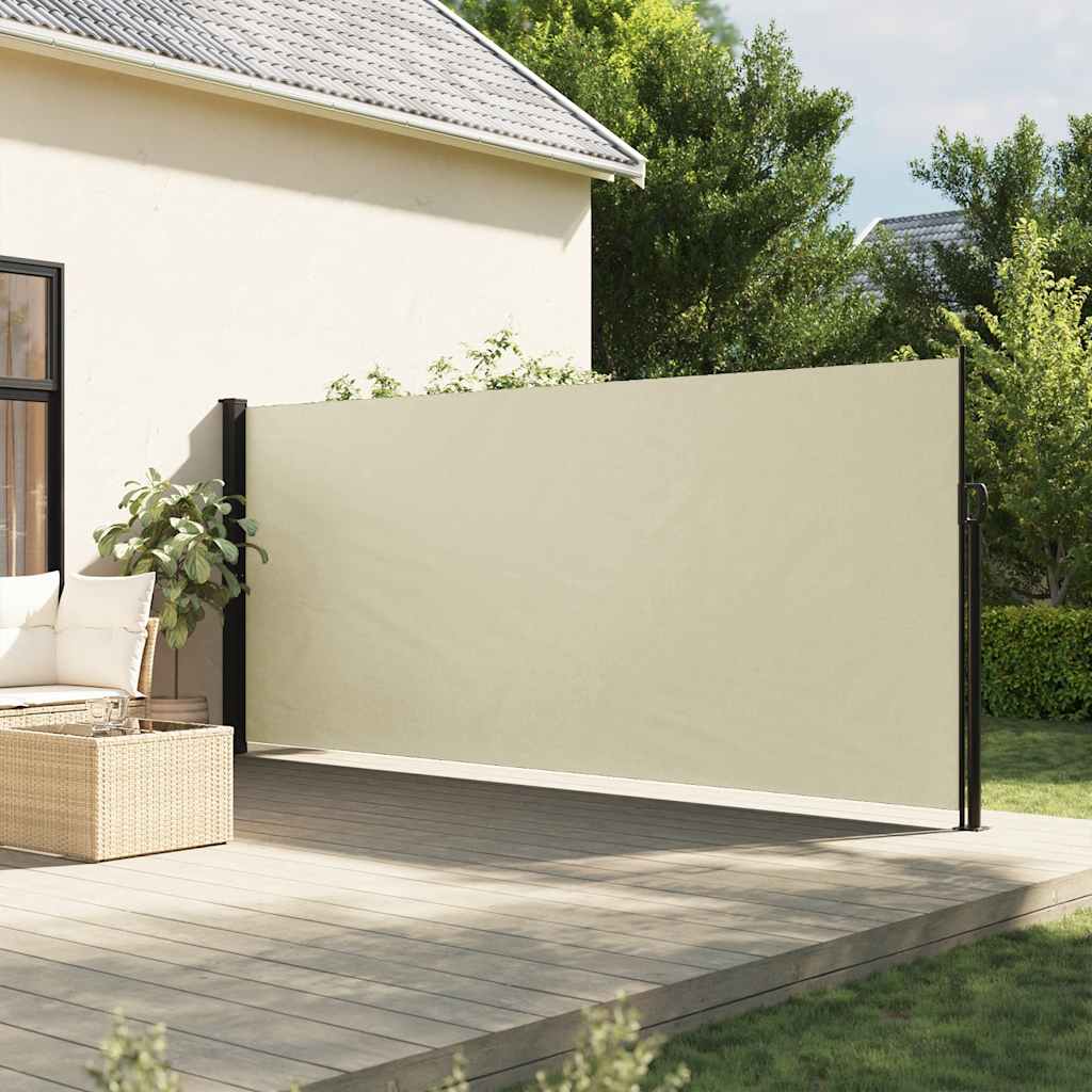 Ausziehbare Seitenmarkise Creme 180x300 cm