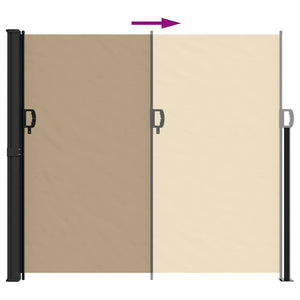 Ausziehbare Seitenmarkise Beige 180x300 cm