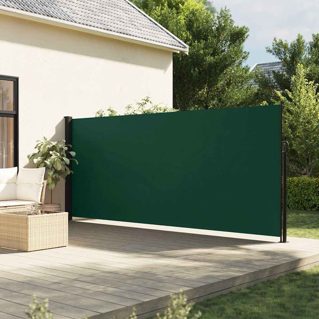 Ausziehbare Seitenmarkise Dunkelgrün 180x300 cm