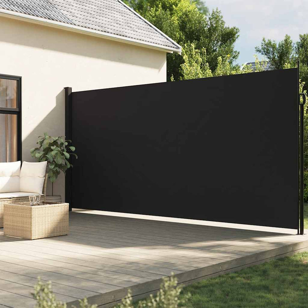 vidaXL Store latéral rétractable Noir 200x300 cm