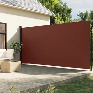 Ausziehbare Seitenmarkise Braun 200x300 cm