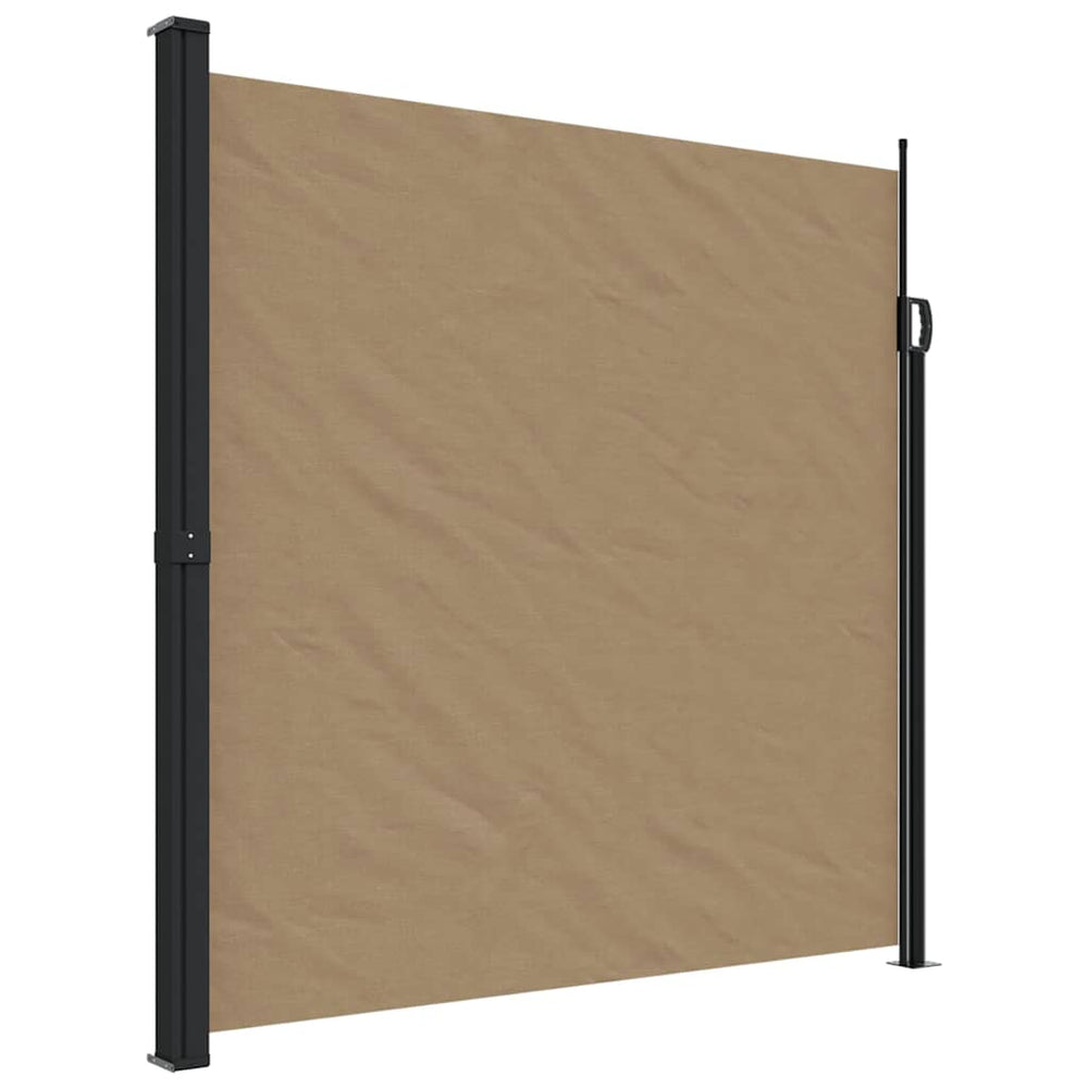 vidaXL Store latéral Rétractable Taupe 200x300 cm