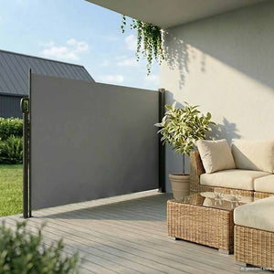 Ausziehbare Seitenmarkise Anthrazit 200x300 cm