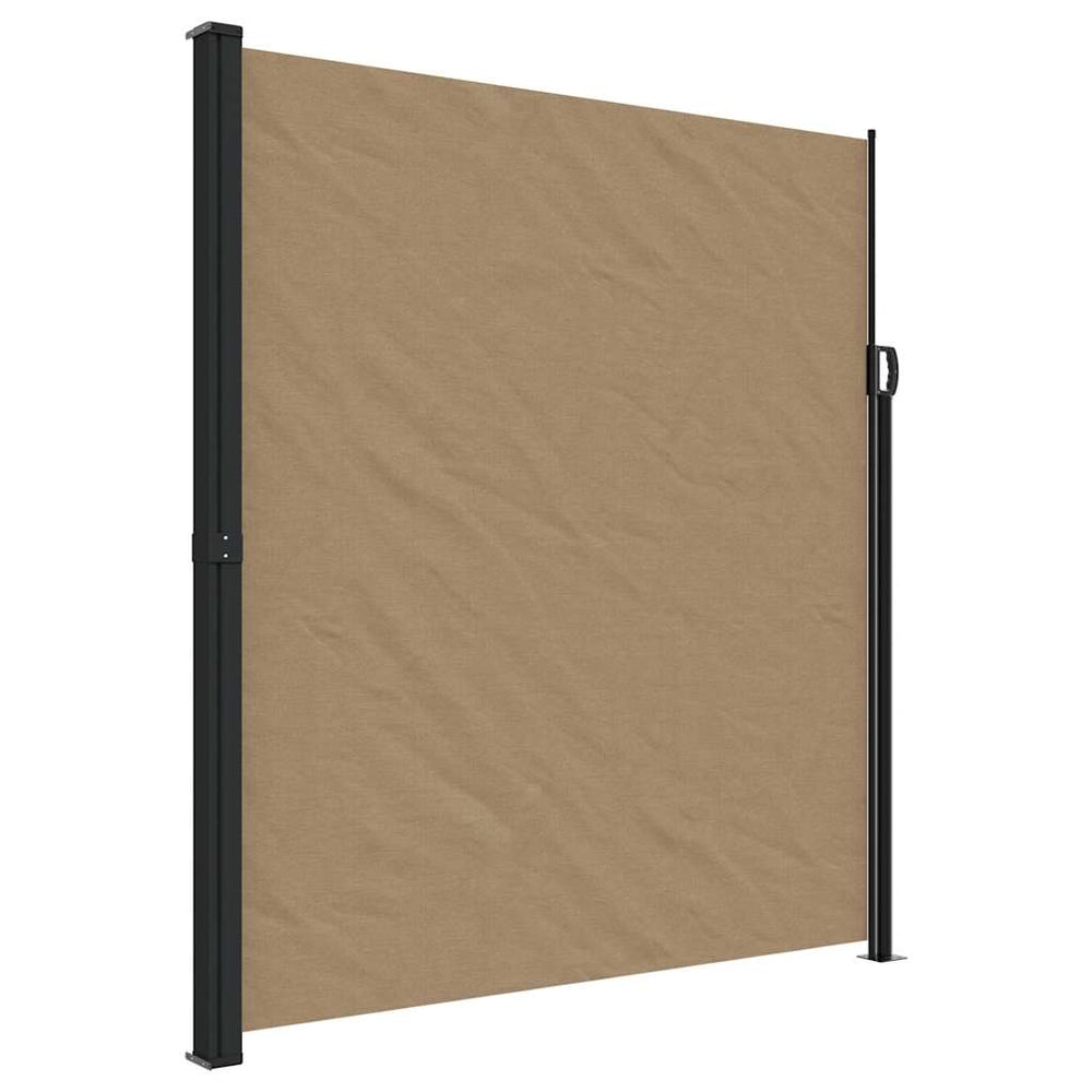 vidaXL Store latéral rétractable Taupe 220x300 cm