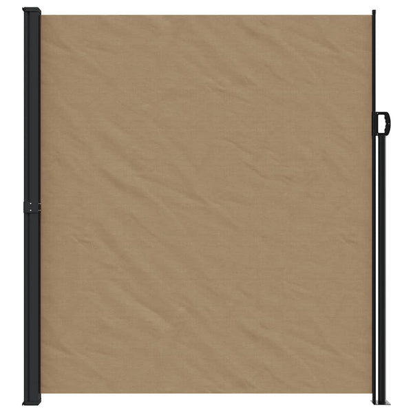 Ausziehbare Seitenmarkise Taupe 220x300 cm