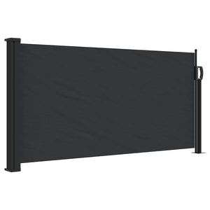 Ausziehbare Seitenmarkise Schwarz 100x500 cm