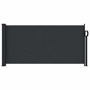 Ausziehbare Seitenmarkise Schwarz 100x500 cm