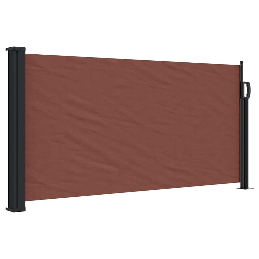 Store latéral rétractable vidaXL Marron 100x500 cm