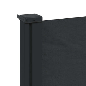 Ausziehbare Seitenmarkise Schwarz 120x500 cm