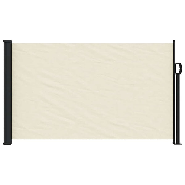 Ausziehbare Seitenmarkise Creme 120x500 cm
