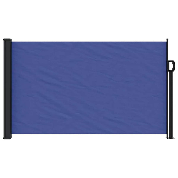 Ausziehbare Seitenmarkise, Blau, 120x500 cm