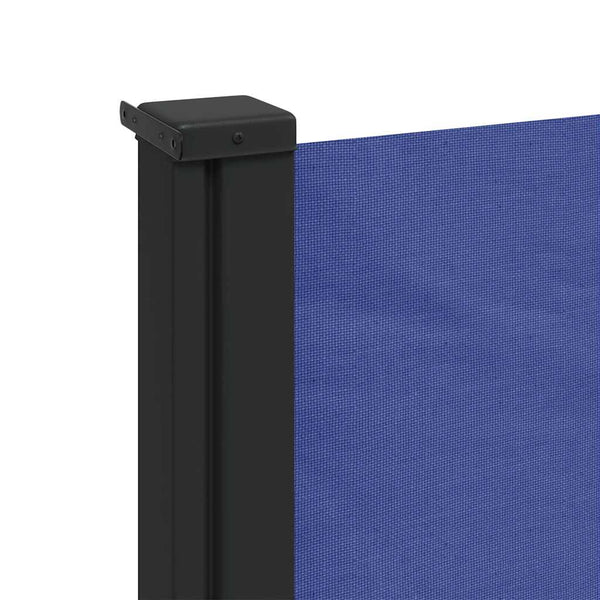 Ausziehbare Seitenmarkise, Blau, 120x500 cm
