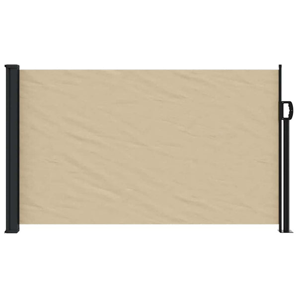 Seitenmarkise Ausziehbar Beige 120x500 cm
