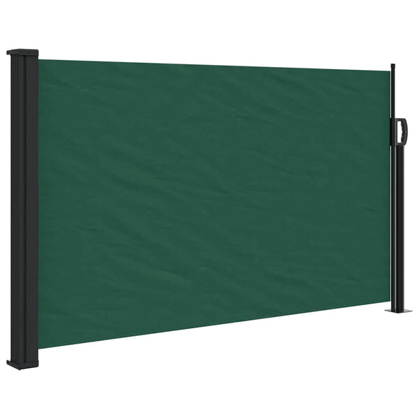 Ausziehbare Seitenmarkise, Dunkelgrün, 120x500 cm
