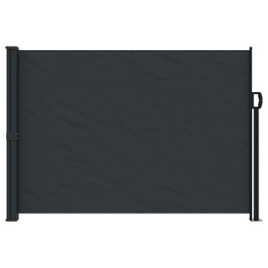 Ausziehbare Seitenmarkise Schwarz 140x500 cm