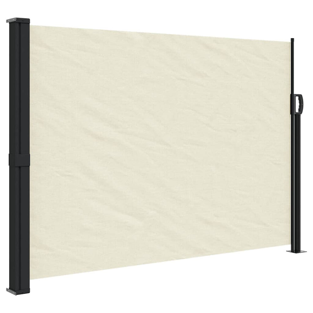 vidaXL Store latéral rétractable crème 140x500 cm