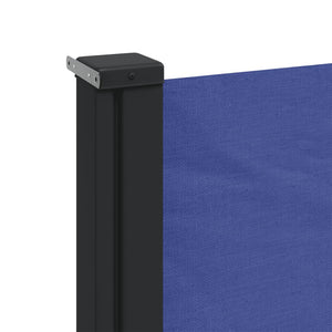 Ausziehbare Seitenmarkise, Blau, 140x500 cm