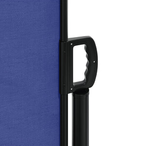 Ausziehbare Seitenmarkise, Blau, 140x500 cm