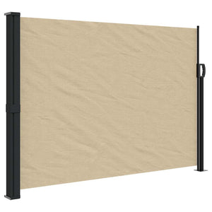 Ausziehbare Seitenmarkise Beige 140x500 cm