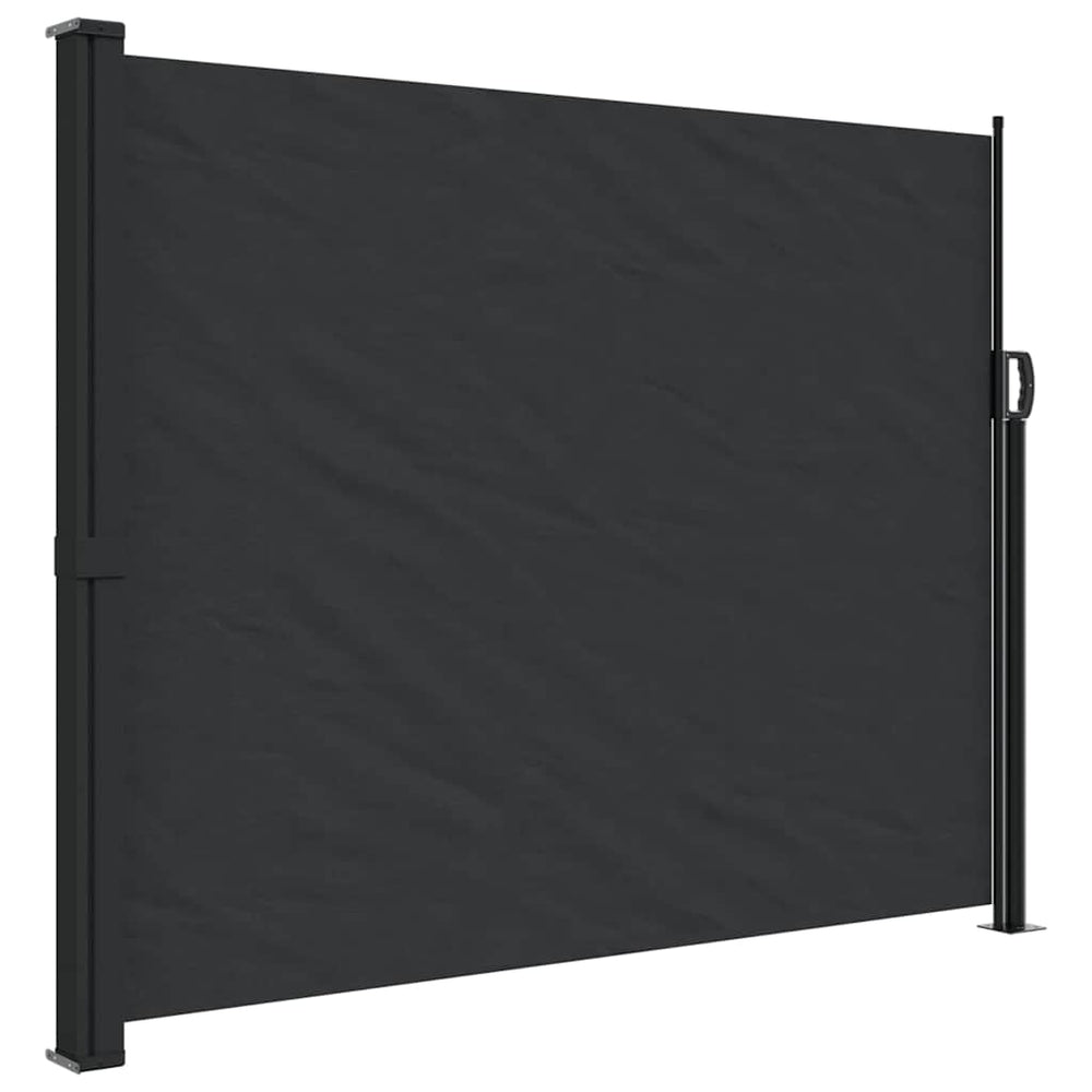 vidaXL Store latéral rétractable noir 160x500 cm