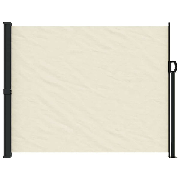 Ausziehbare Seitenmarkise Creme 160x500 cm