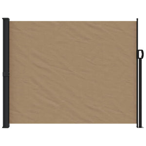 Ausziehbare Seitenmarkise Taupe 160x500 cm