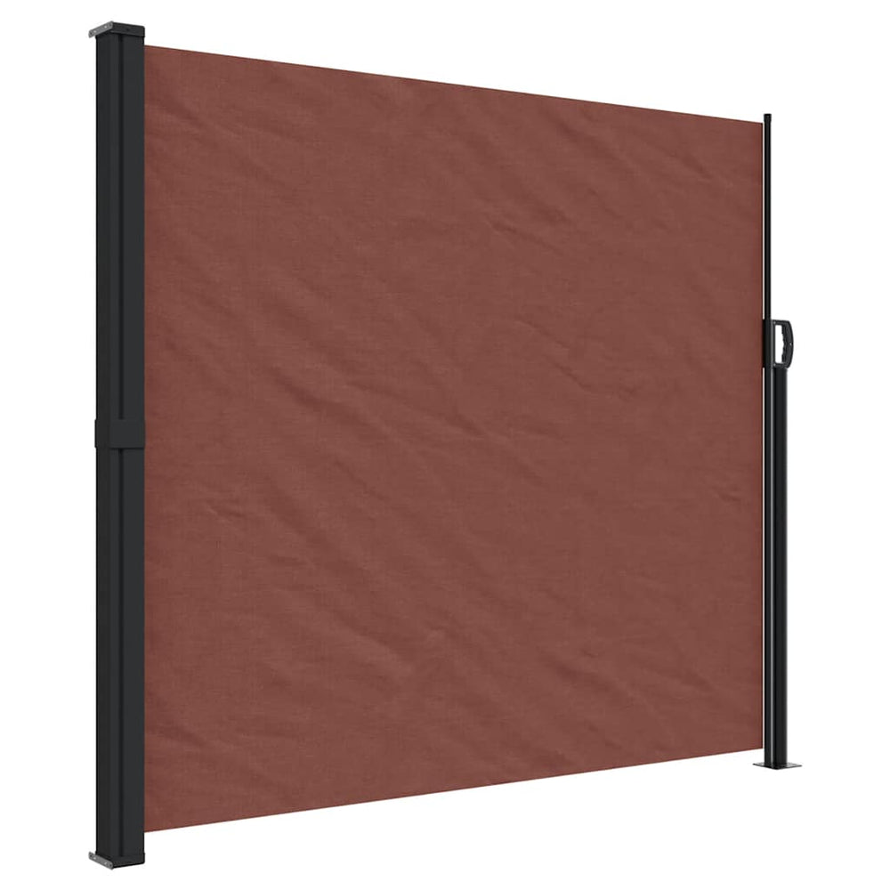 Store latéral rétractable vidaXL marron 180x500 cm