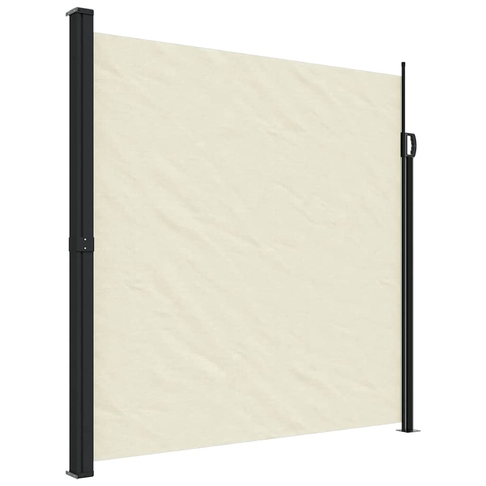 Store latéral rétractable vidaXL Crème 200x500 cm