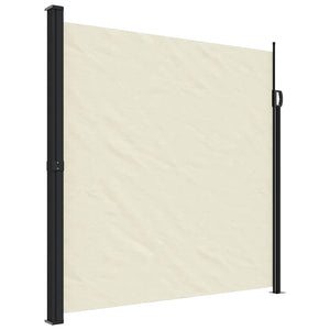Ausziehbare Seitenmarkise Creme 200x500 cm
