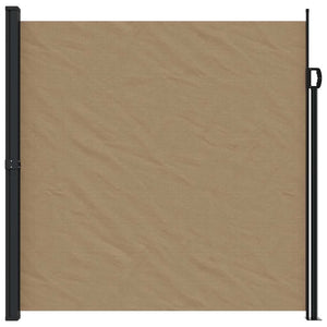 Ausziehbare Seitenmarkise Taupe 200x500 cm