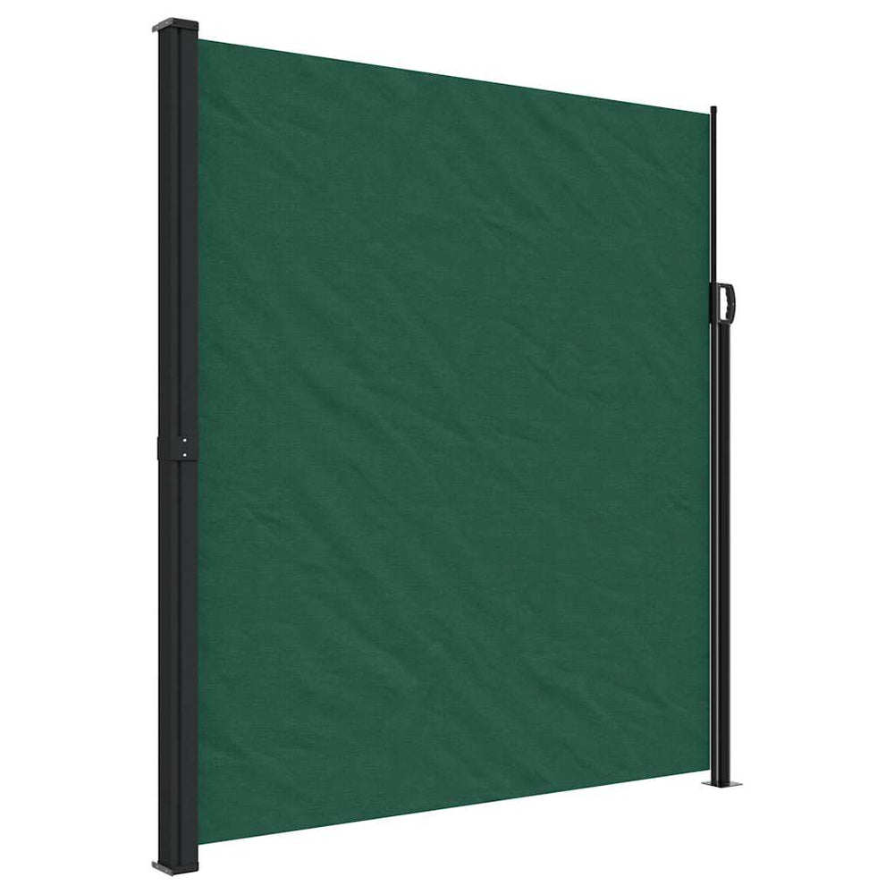 vidaXL Store latéral rétractable vert foncé 220x500 cm
