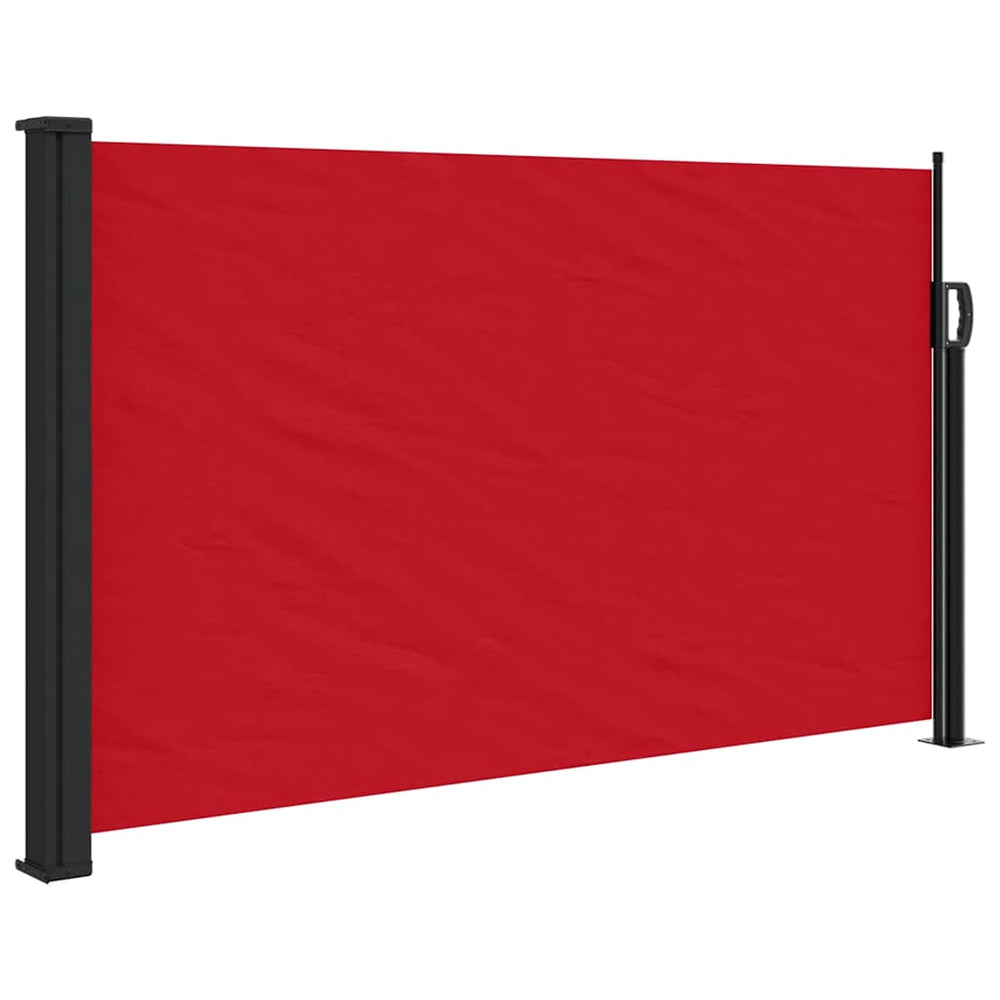Store latéral rétractable vidaXL Rouge 120x600 cm