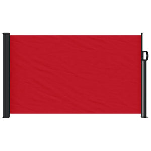 Ausziehbare Seitenmarkise Rot 120x600 cm