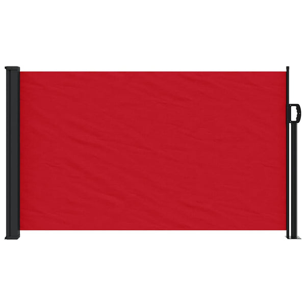 Ausziehbare Seitenmarkise Rot 120x600 cm