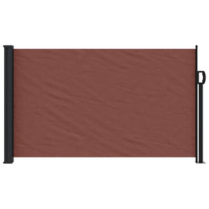 Ausziehbare Seitenmarkise Braun 120x600 cm
