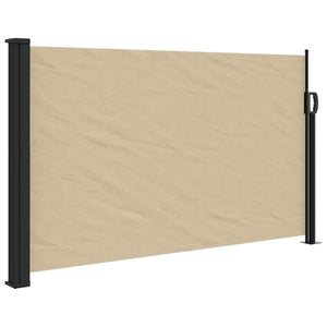 Seitenmarkise Ausziehbar Beige 120x600 cm