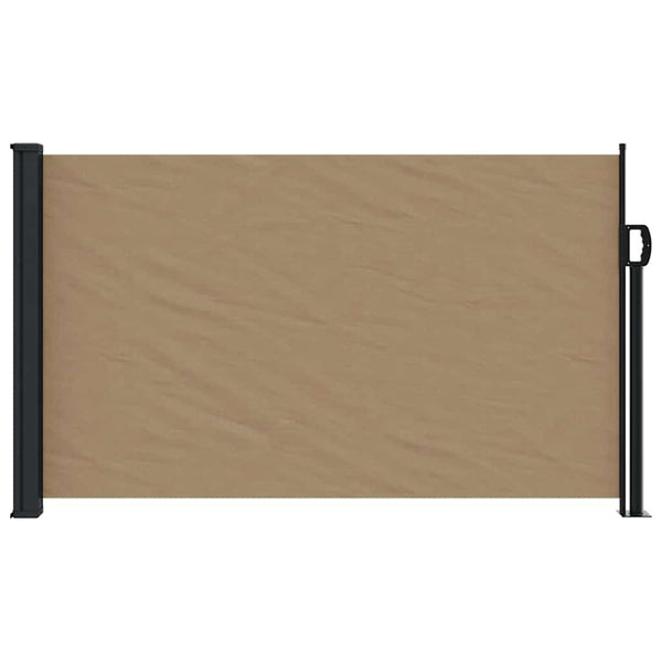 Seitenmarkise Ausziehbar Taupe 120x600 cm