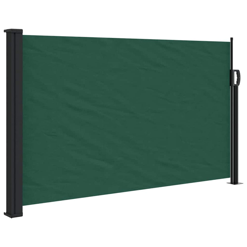 vidaXL Store latéral rétractable vert foncé 120x600 cm