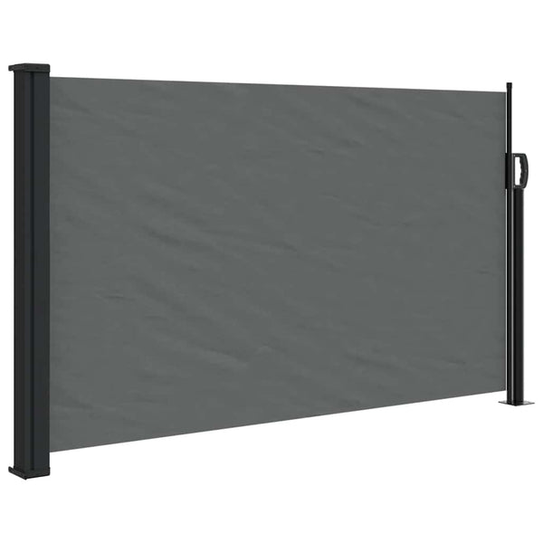 Ausziehbare Seitenmarkise Anthrazit 120x600 cm