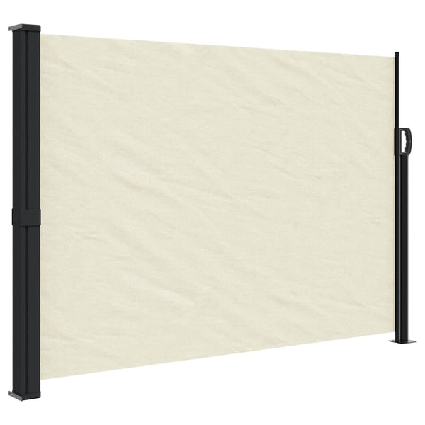 Ausziehbare Seitenmarkise Creme 140x600 cm