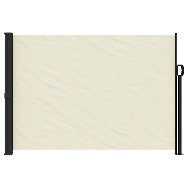 Ausziehbare Seitenmarkise Creme 140x600 cm