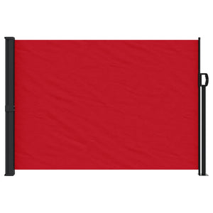 Ausziehbare Seitenmarkise Rot 140x600 cm