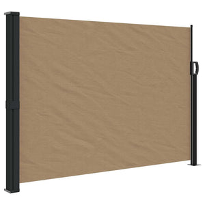 Ausziehbare Seitenmarkise, Taupe, 140x600 cm