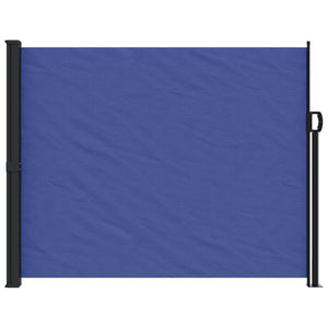 Ausziehbare Seitenmarkise, Blau, 160x600 cm