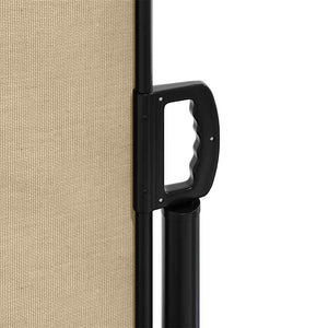 Ausziehbare Seitenmarkise Beige 160x600 cm