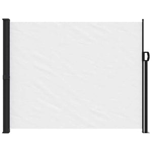 Ausziehbare Seitenmarkise Weiß 160x600 cm