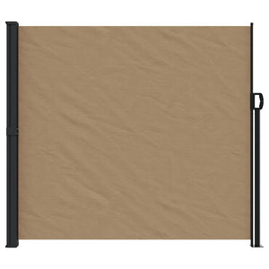 Ausziehbare Seitenmarkise Taupe 180x600 cm